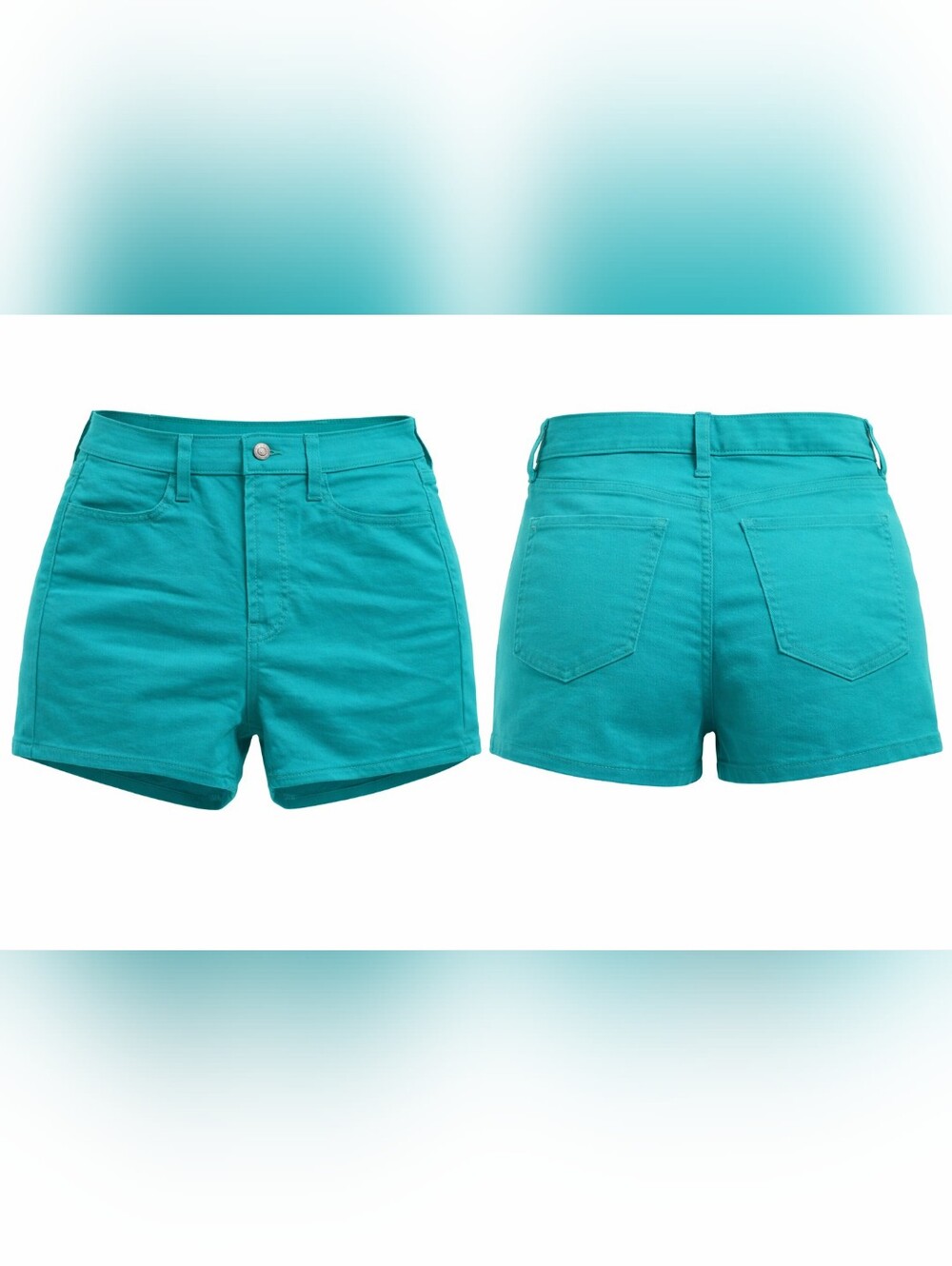 Brand New Never Worn. Old Navy High Waist Teal Women's Shorts
